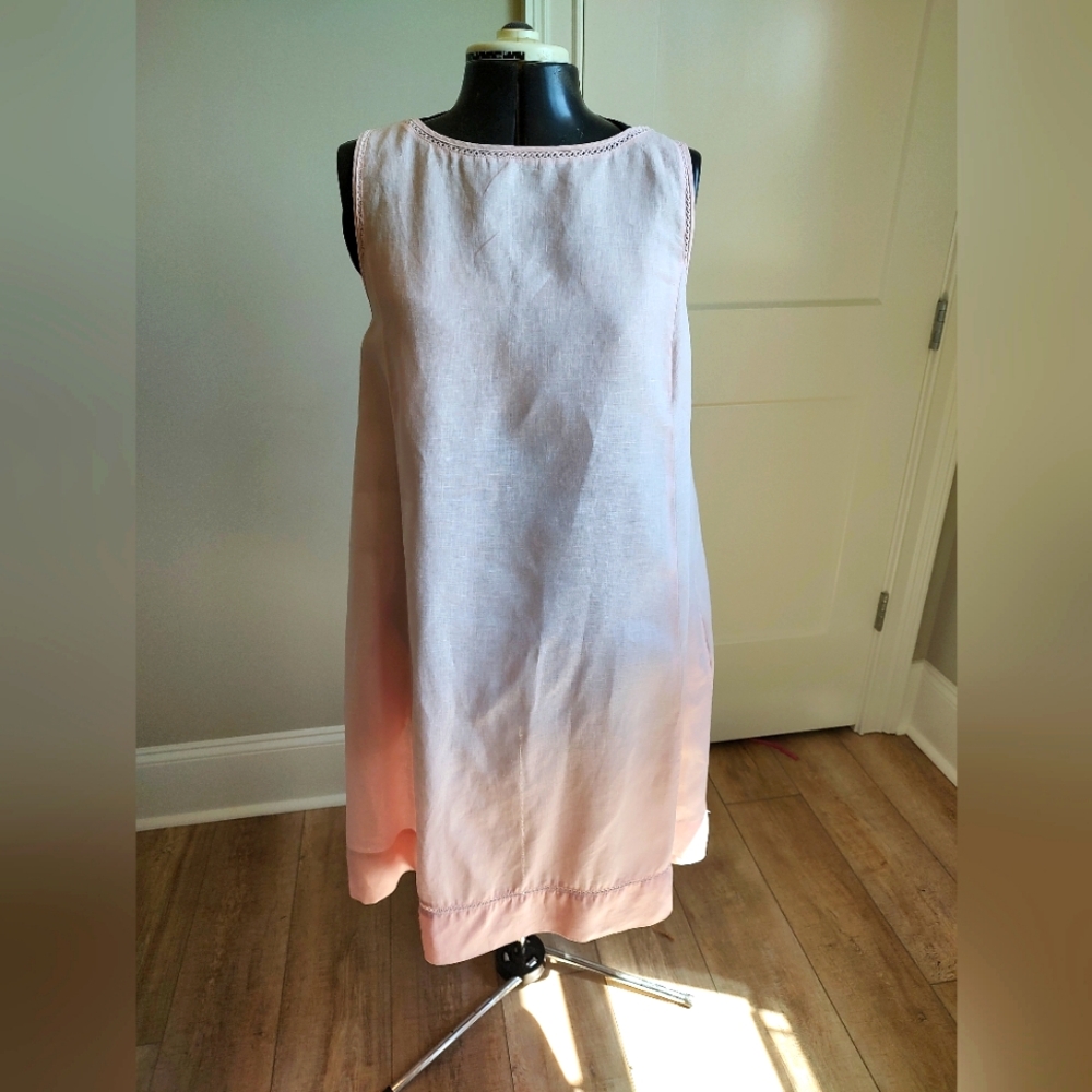 Pink A-Line J. Jill Dress With Pockets